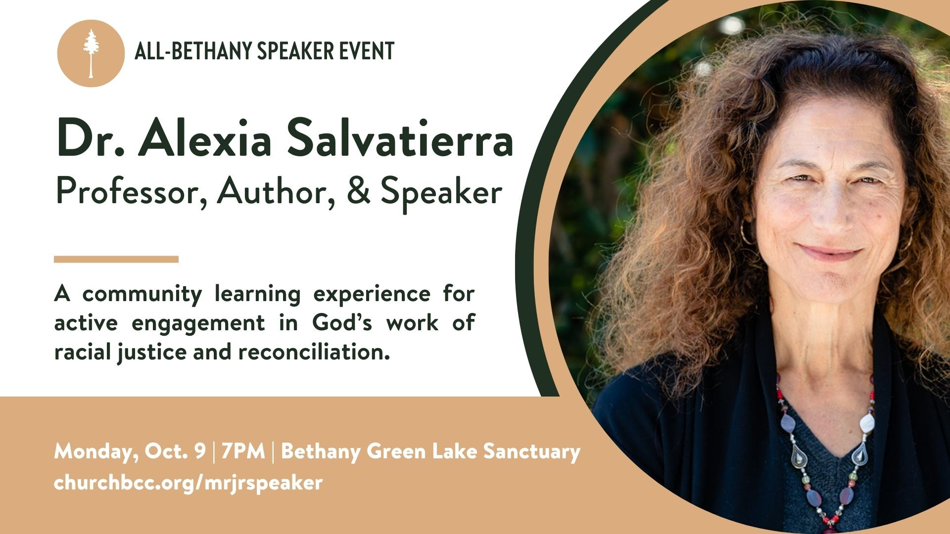 Dr. Alexia Salvatierra All Bethany Speaker Event